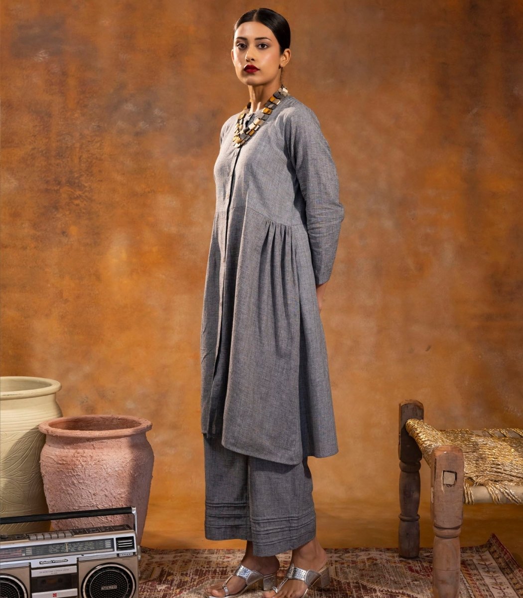 Dove Grey Cotton Co - ord Set - Outro Studio