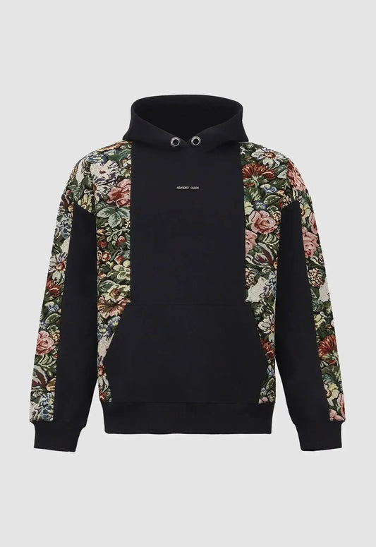 Eden Jacquard Panel Hoodie Men