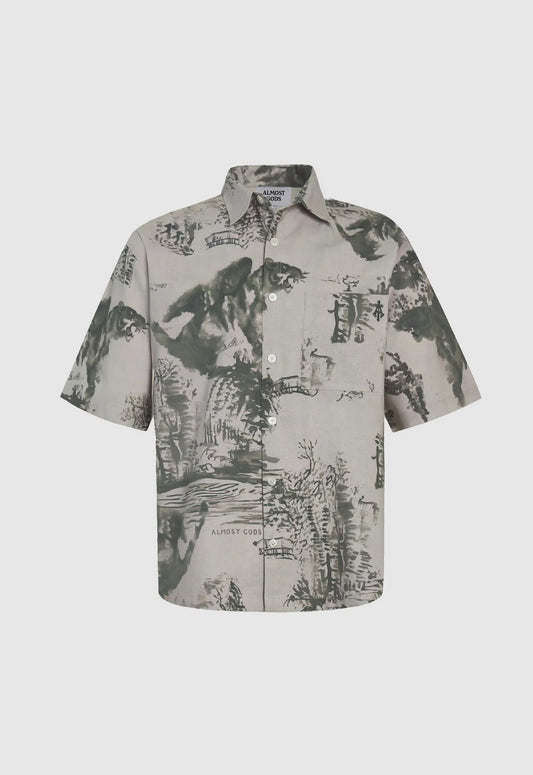The Terrain Relaxed Shirt in Green