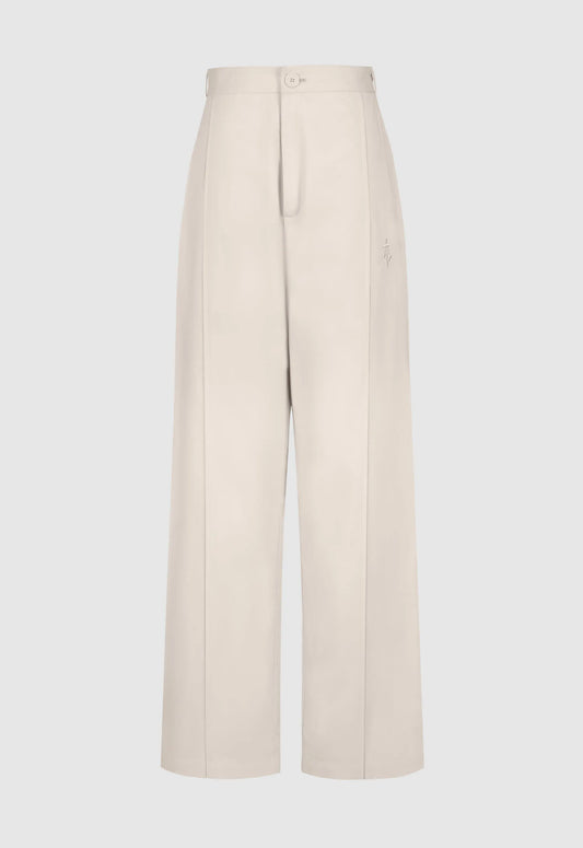 Paris Mid-Rise Cotton Pants