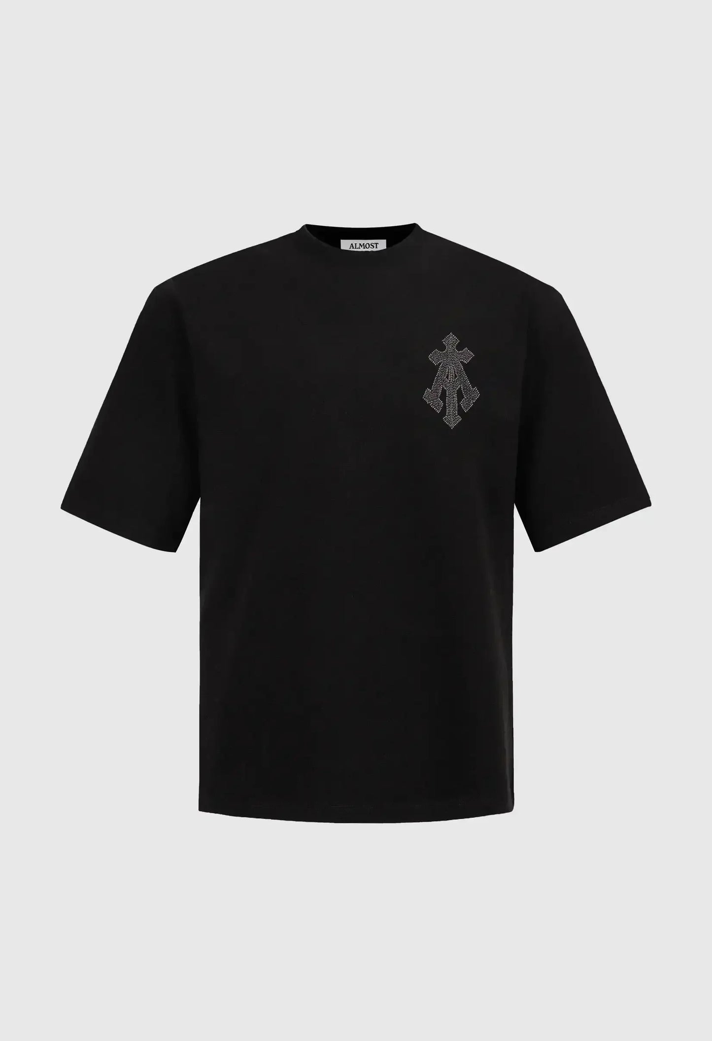 Alpha Cross Zari Embroidered Relaxed Tee