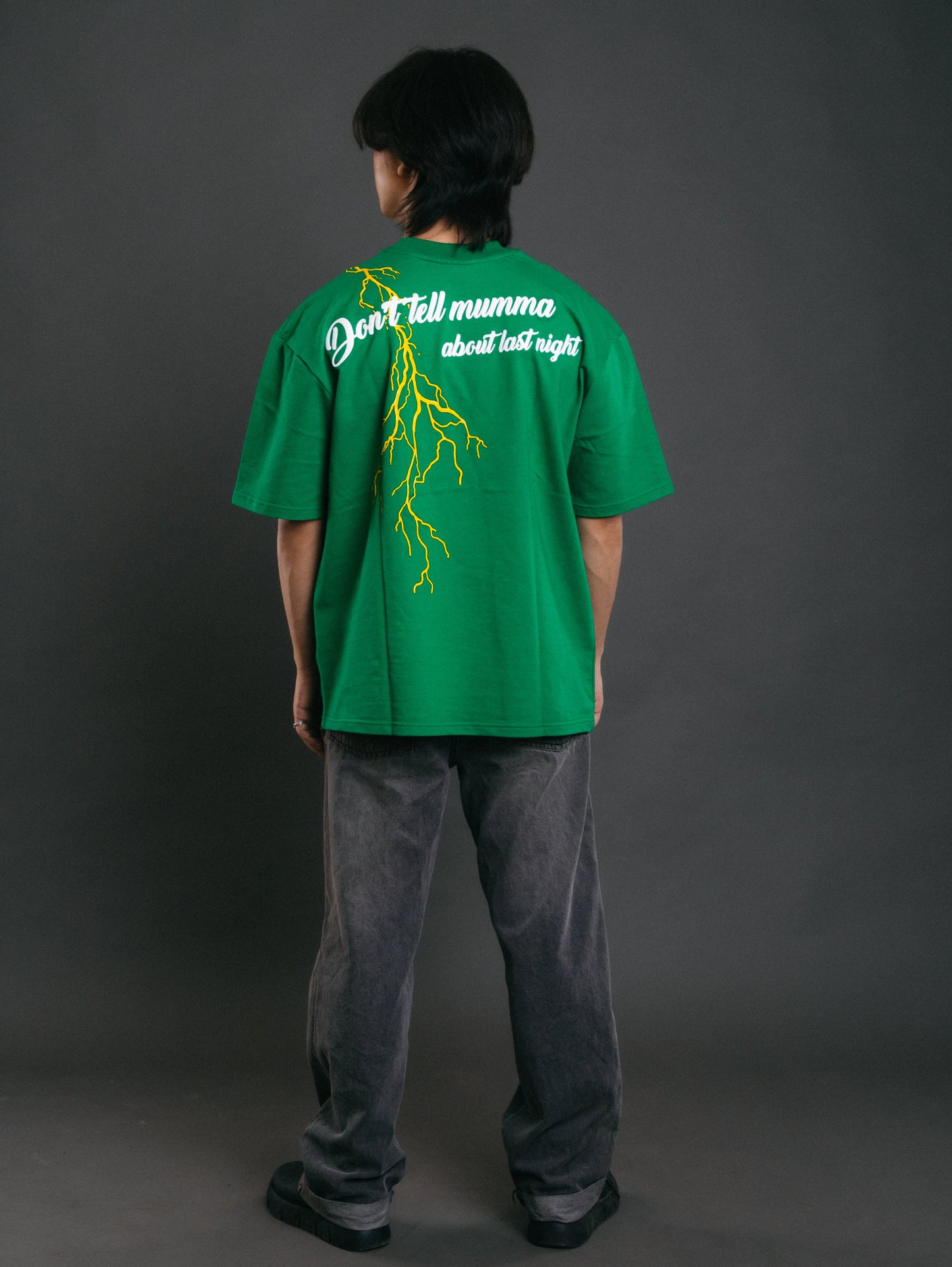 Unisex Don't Tell Mumma Green T-shirt