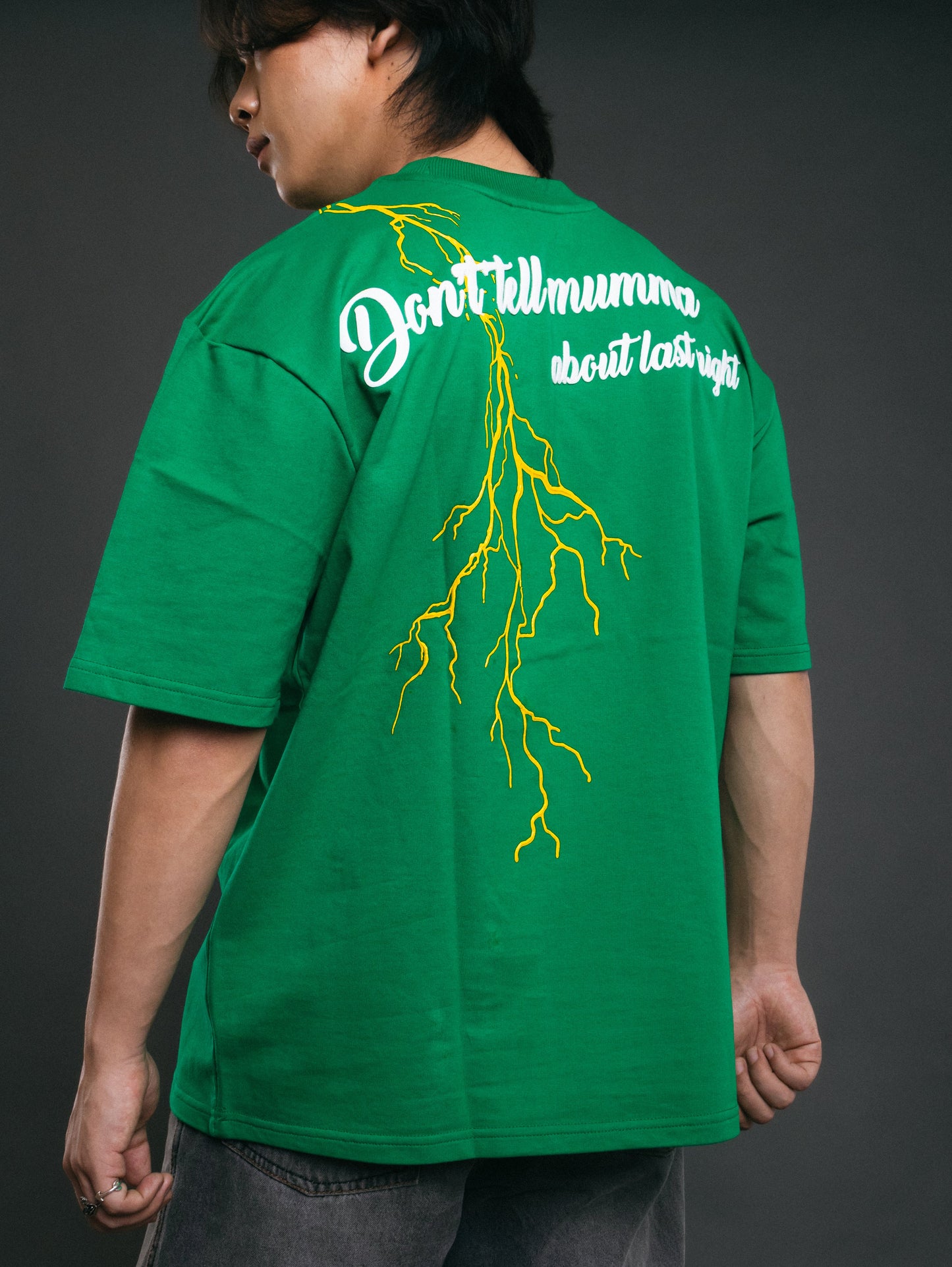 Unisex Don't Tell Mumma Green T-shirt