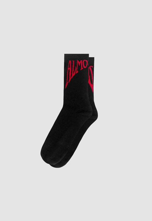 GOTHIC LOGO KNITTED SOCKS