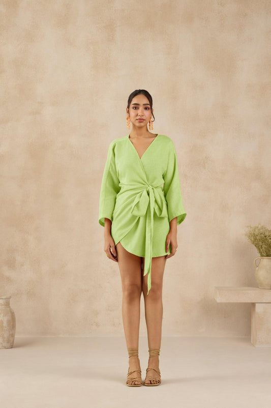 Havar dress - Green - Outro Studio