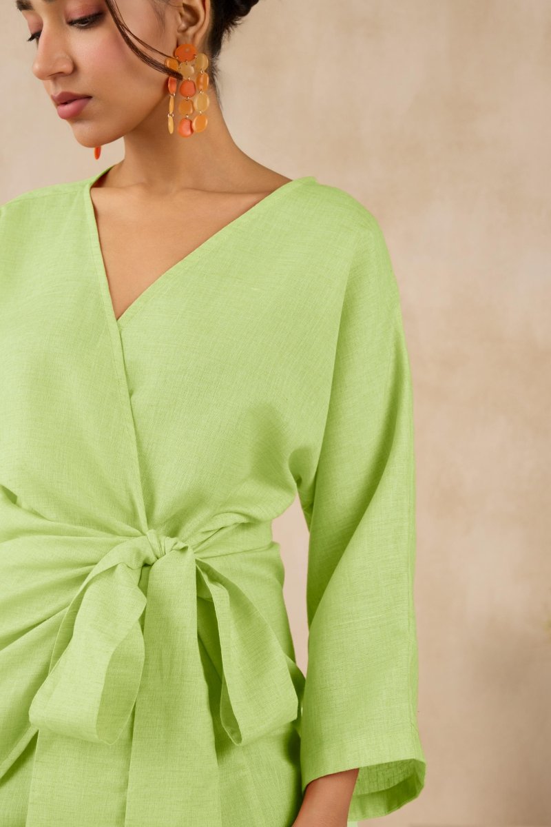 Havar dress - Green - Outro Studio