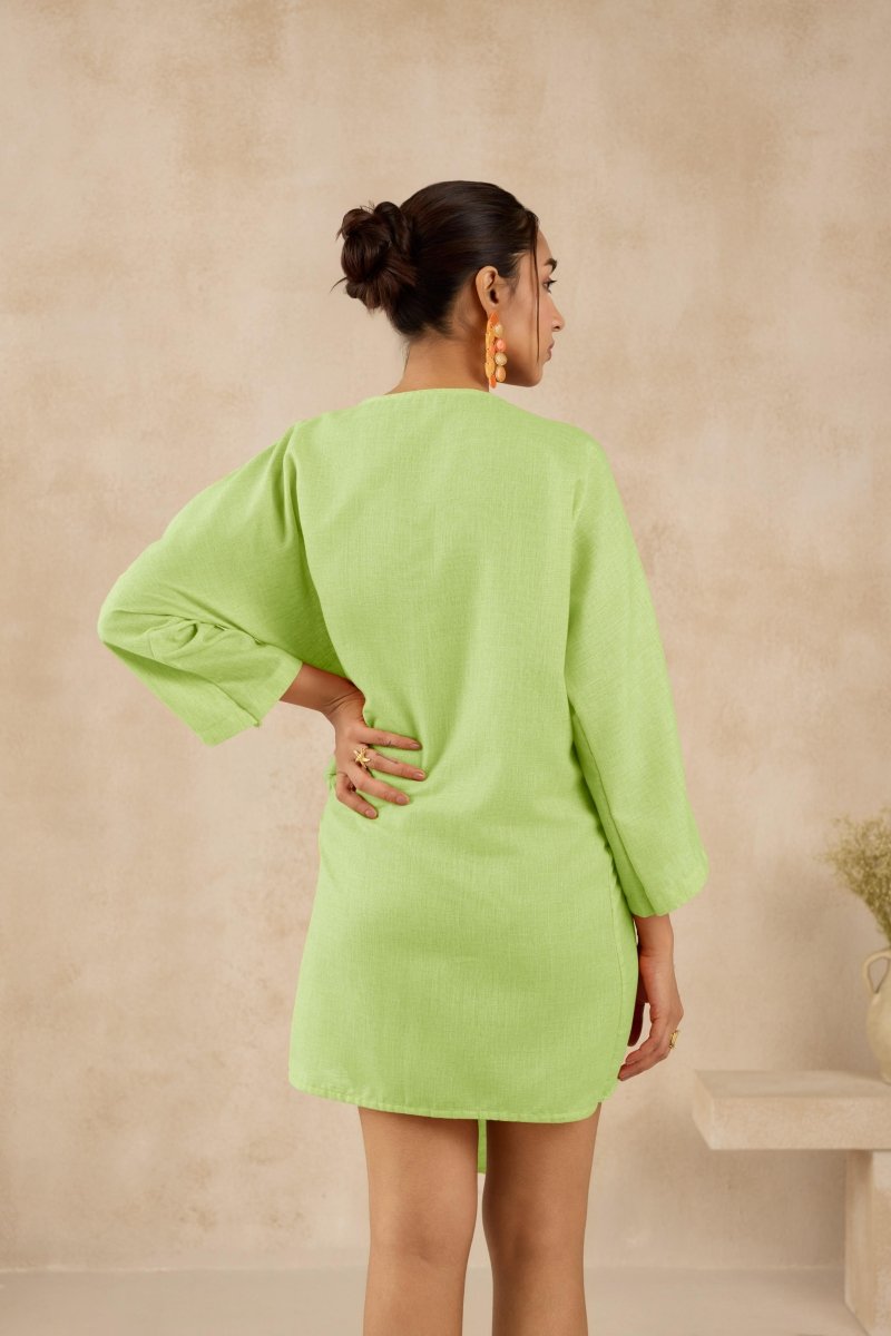 Havar dress - Green - Outro Studio