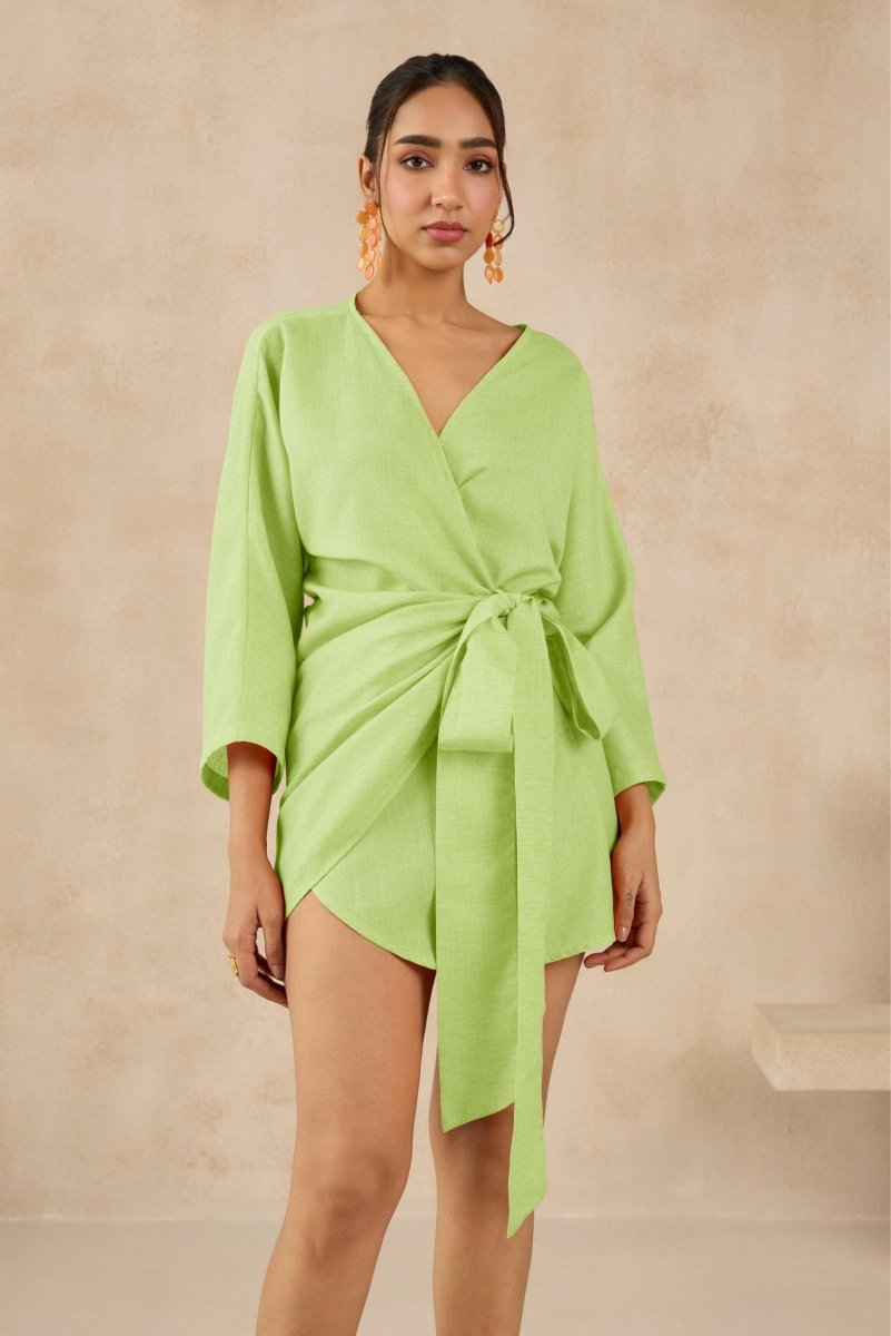 Havar dress - Green - Outro Studio