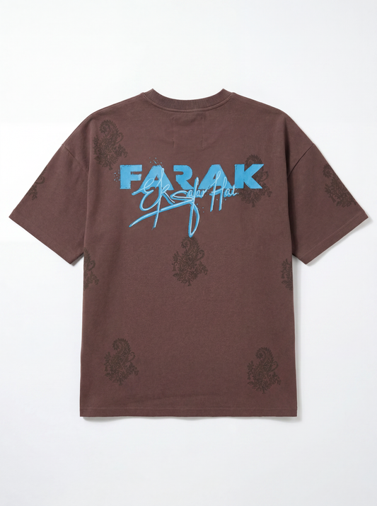 Farak Ek Safar Brown T-Shirt