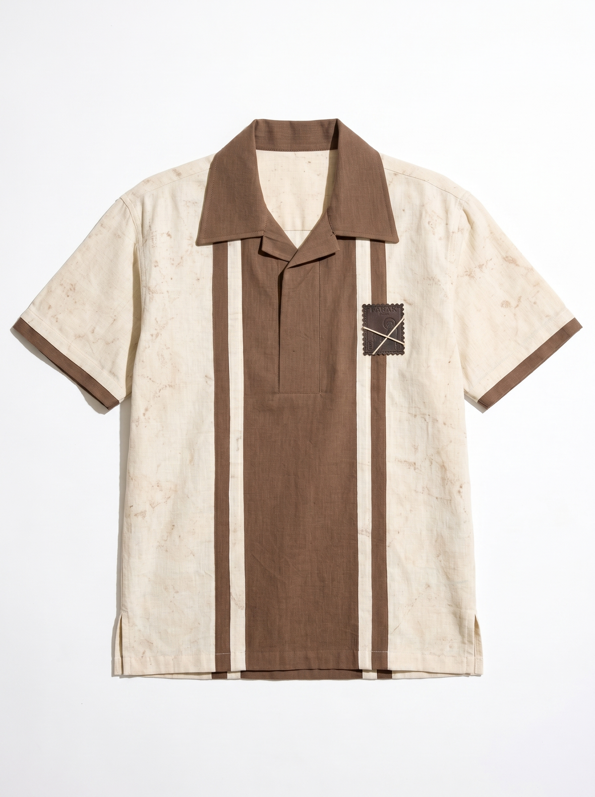 Stripe Beige Polo Shirt