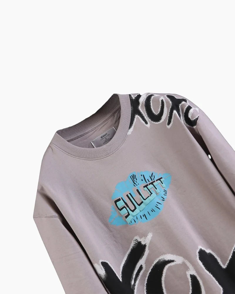 HUGS AND KISSES OVERSIZED T - SHIRT - SULLITT