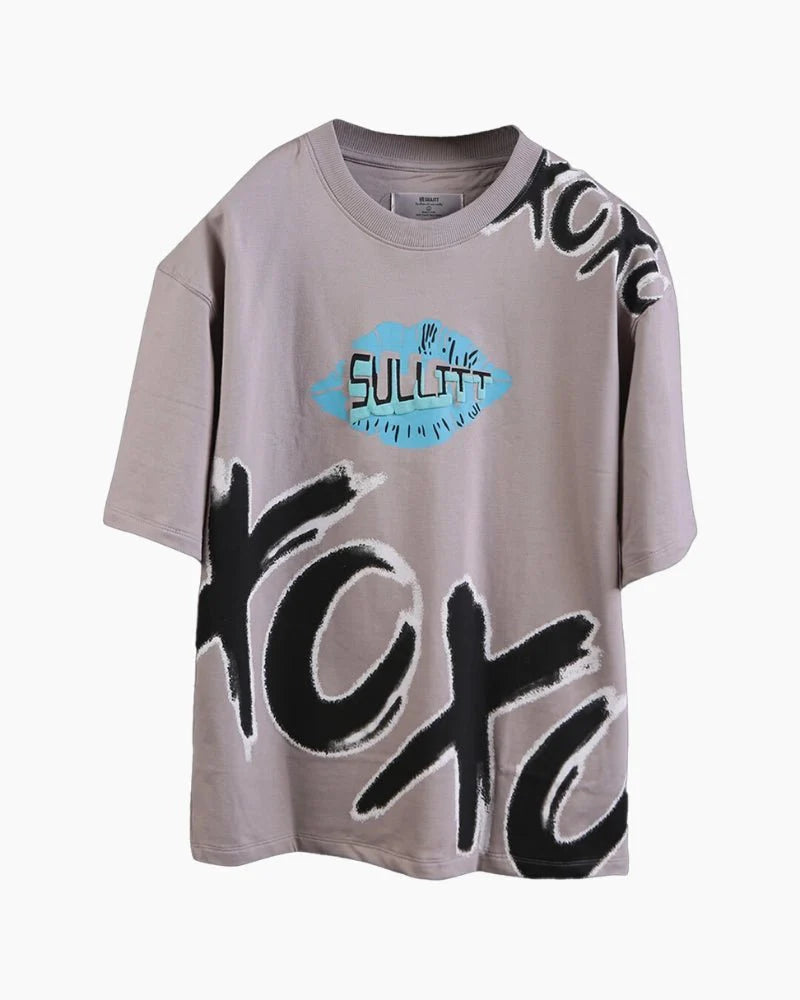 HUGS AND KISSES OVERSIZED T - SHIRT - SULLITT