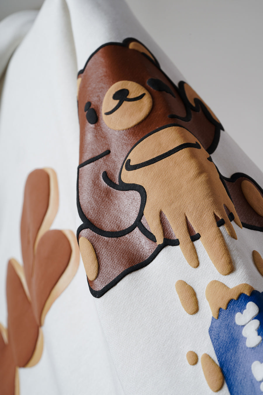 No Sugar Just Honey Ivory Hoodie - Positive Vibes Streetwear