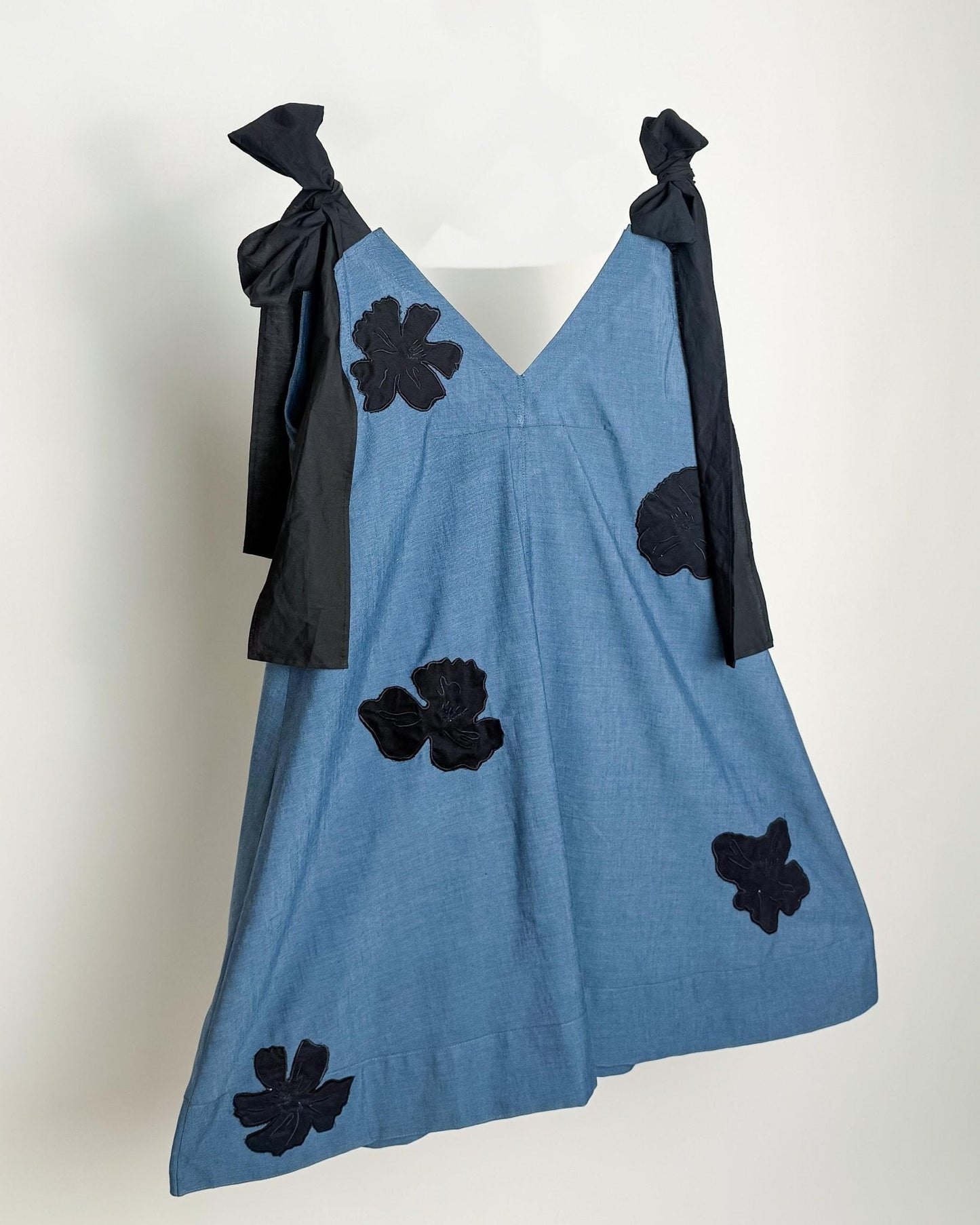 Indigo Bow Strap Dress - erised pret