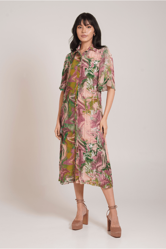 Ira Pleated Dress - Outro Studio