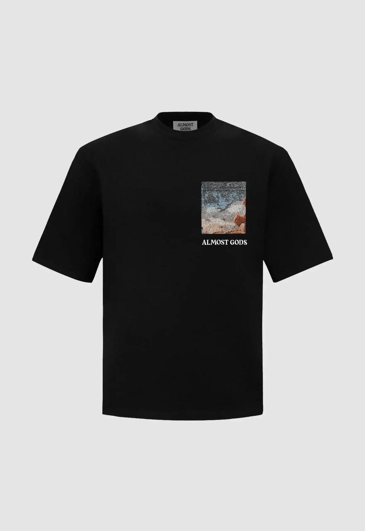 Arcana Jacquard Patched Boxy Tee