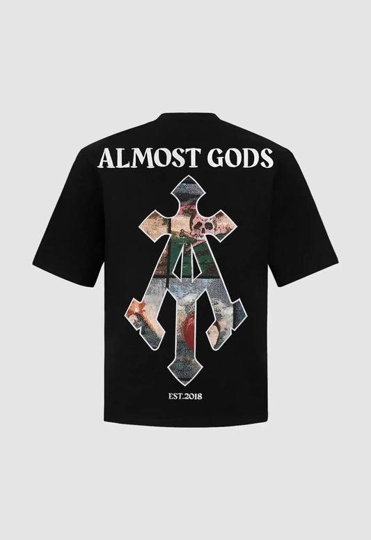 Arcana Jacquard Patched Boxy Tee