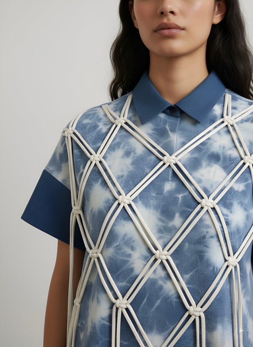 MACRA DENIM DRESS - Outro Studio