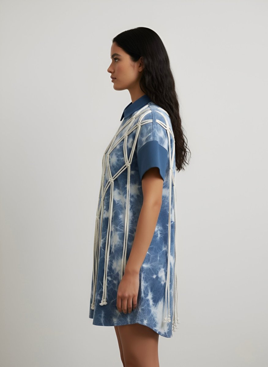 MACRA DENIM DRESS - Outro Studio