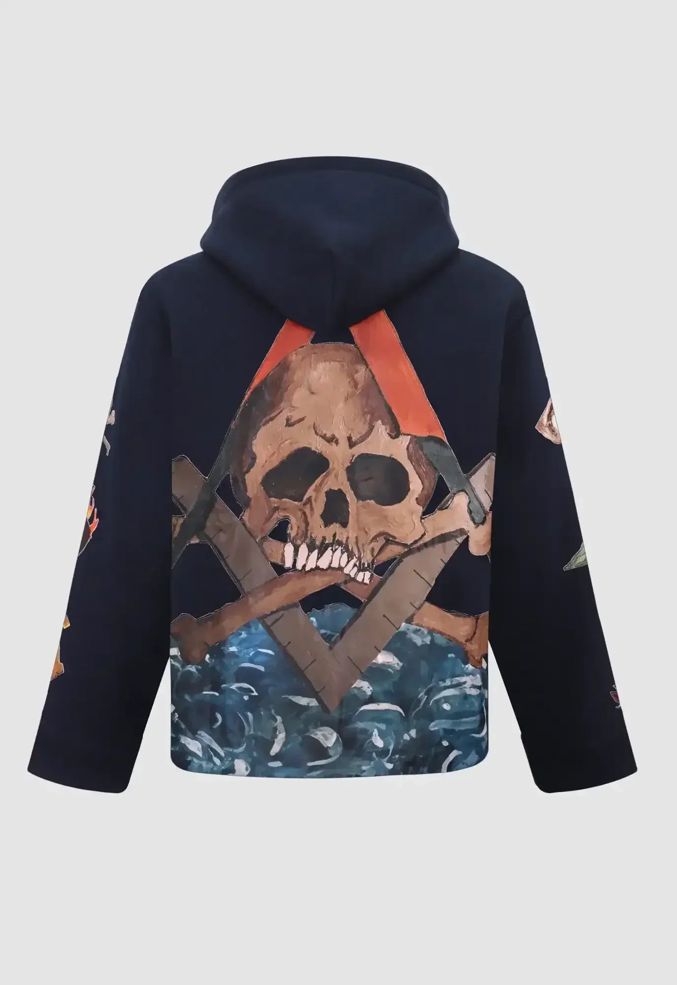 All Seeing Patched Hoodie