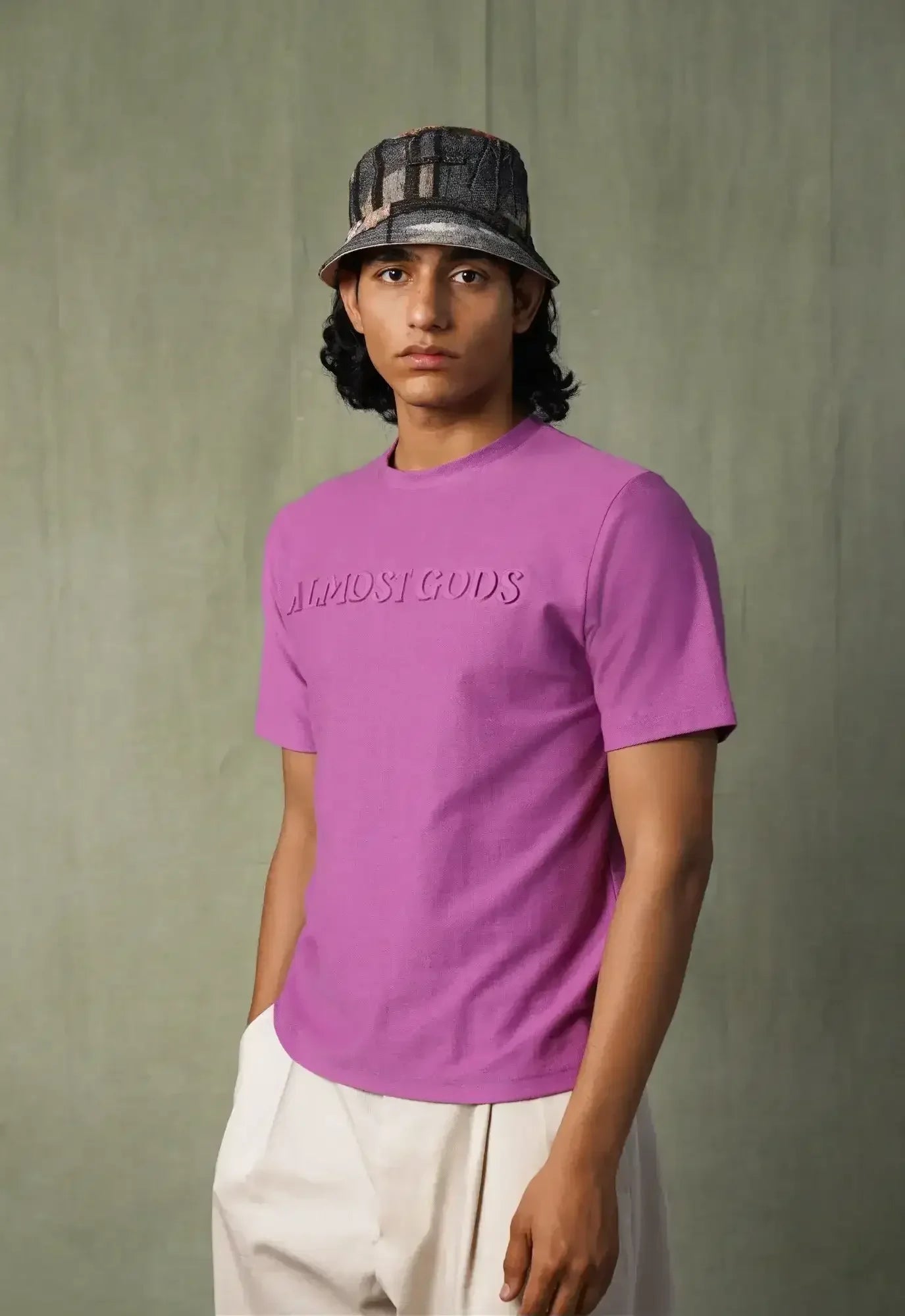 Almost Gods Embossed Knit Tee