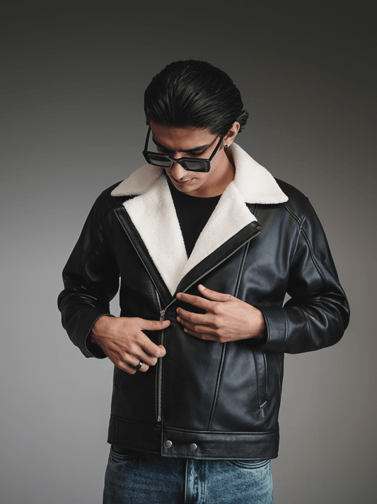 MEN'S LEATHER JACKET - Outro Studio
