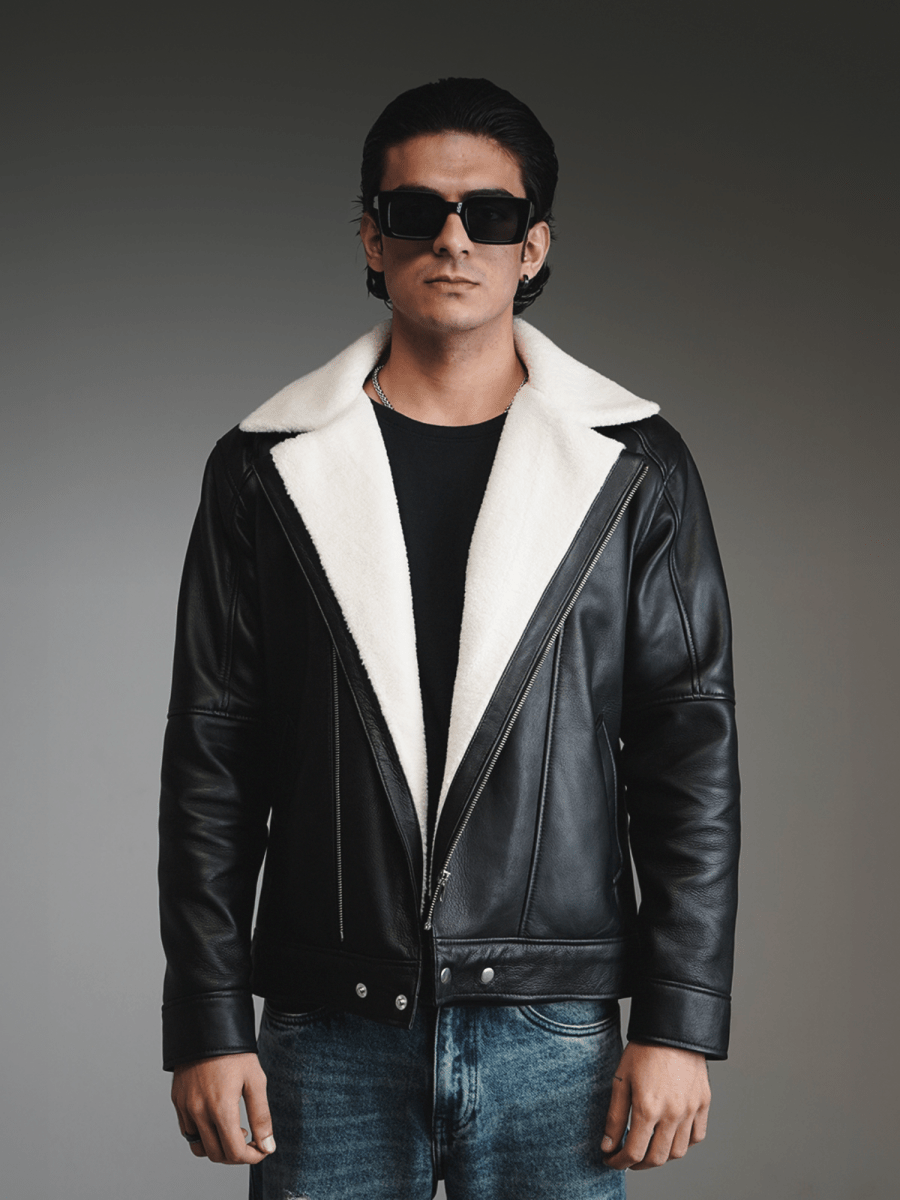 MEN'S LEATHER JACKET - Outro Studio