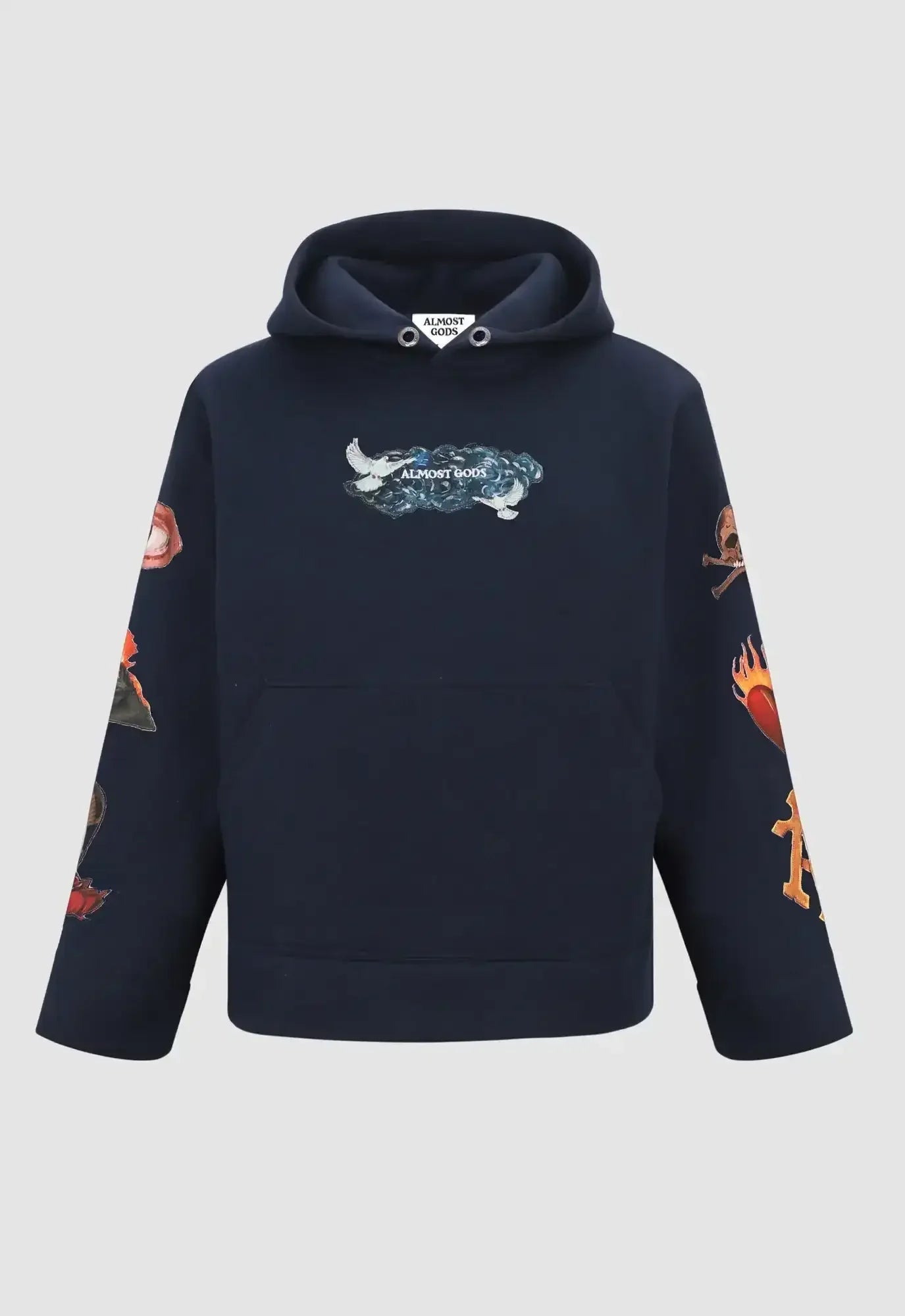 All Seeing Patched Hoodie