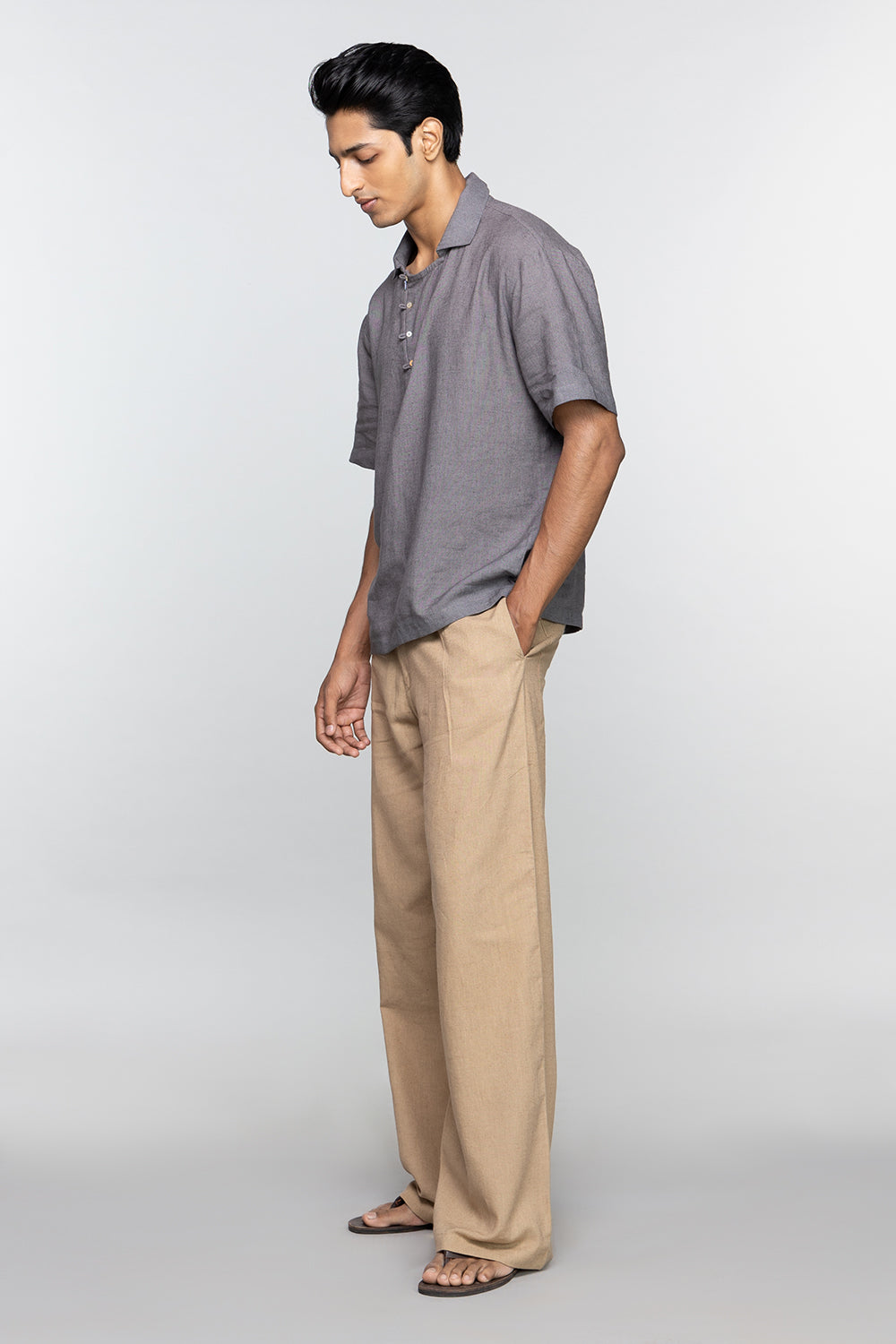 Dark grey loop shirt