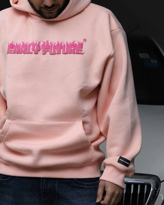 "NOT A PINK PANTHER" Peach Haze Hoodie.