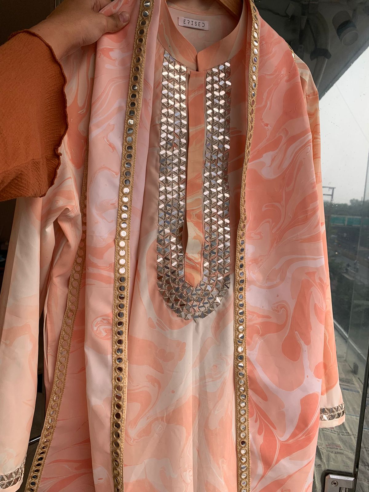 Peach fuzz- Kurta set - erised pret