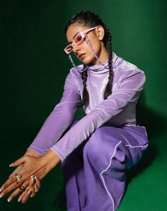 Lilac Turtle Neck