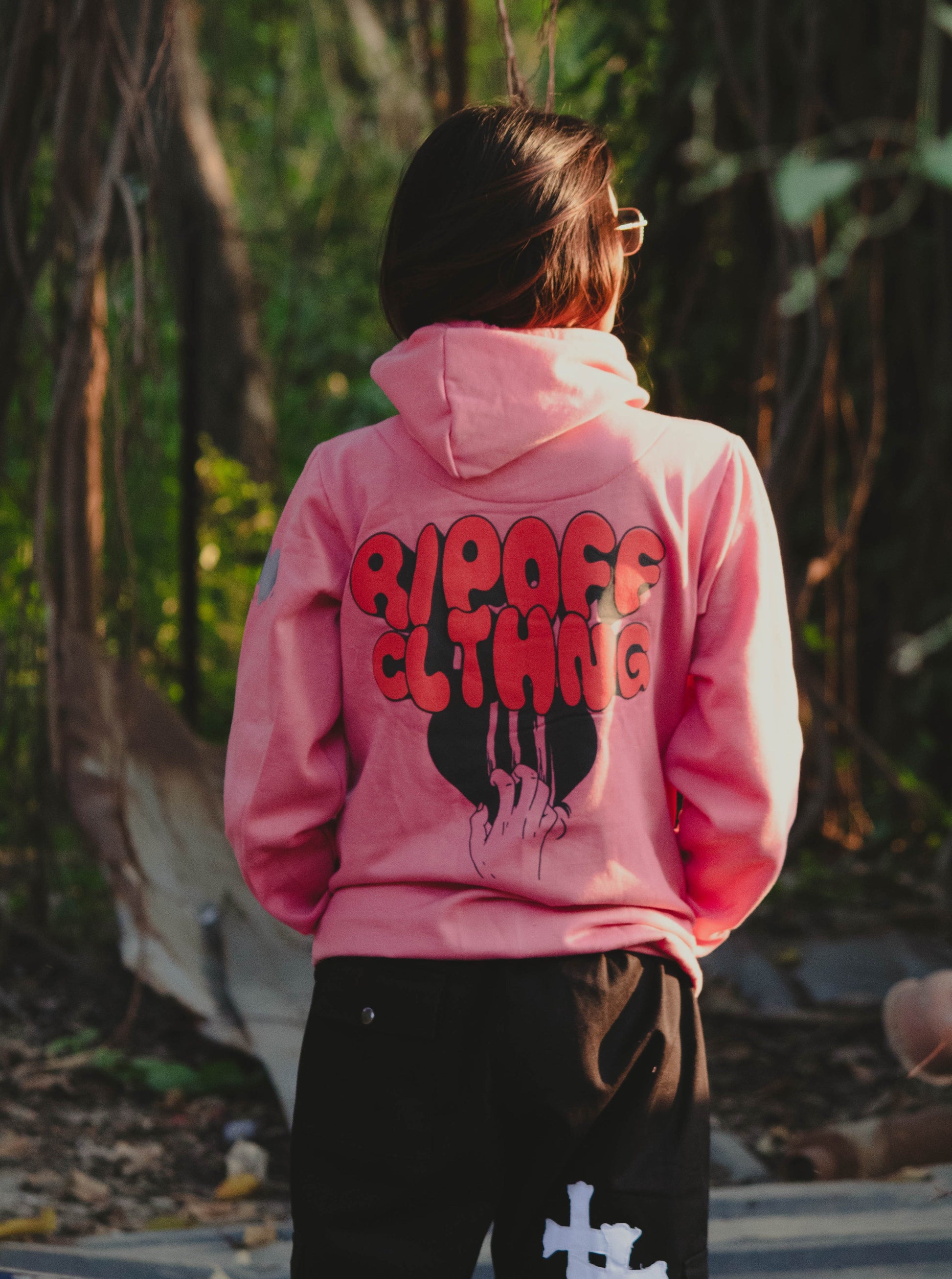 Ripped hearts Hoodie (Hoodie) by Ripoff