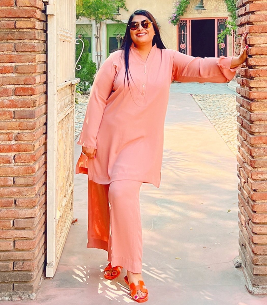 Rose italian blend co - ord set - Outro Studio