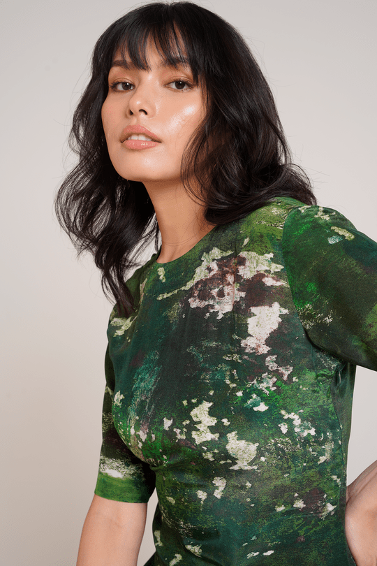 Sage Ruched Dress - Outro Studio