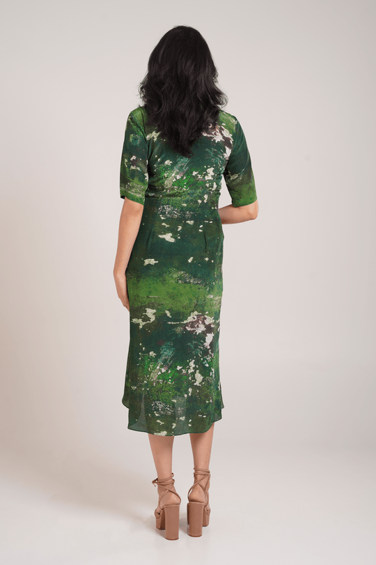 Sage Ruched Dress - Outro Studio