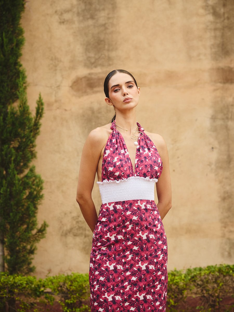 Seren Halter dress - Midi - Outro Studio