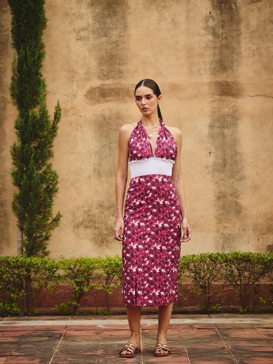 Seren Halter dress - Midi - Outro Studio