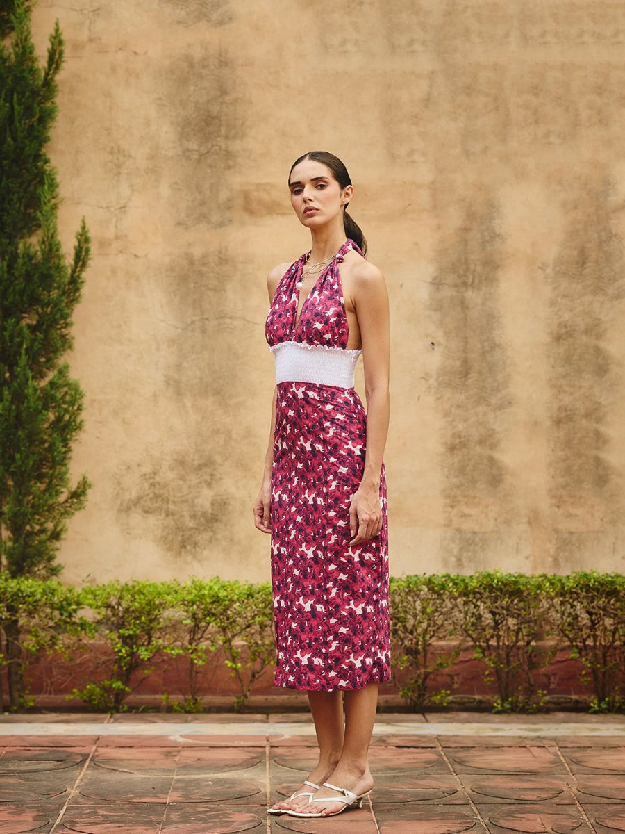 Seren Halter dress - Midi - Outro Studio