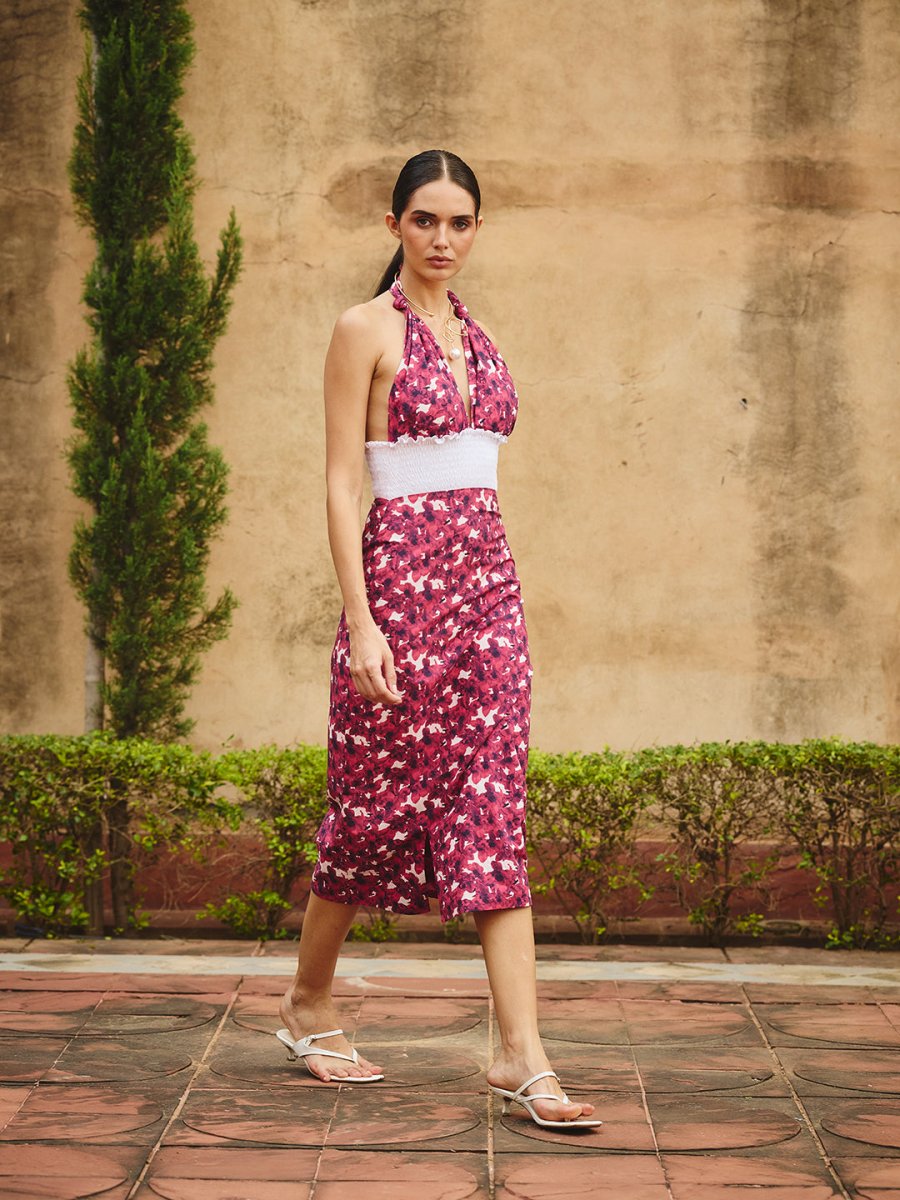 Seren Halter dress - Midi - Outro Studio