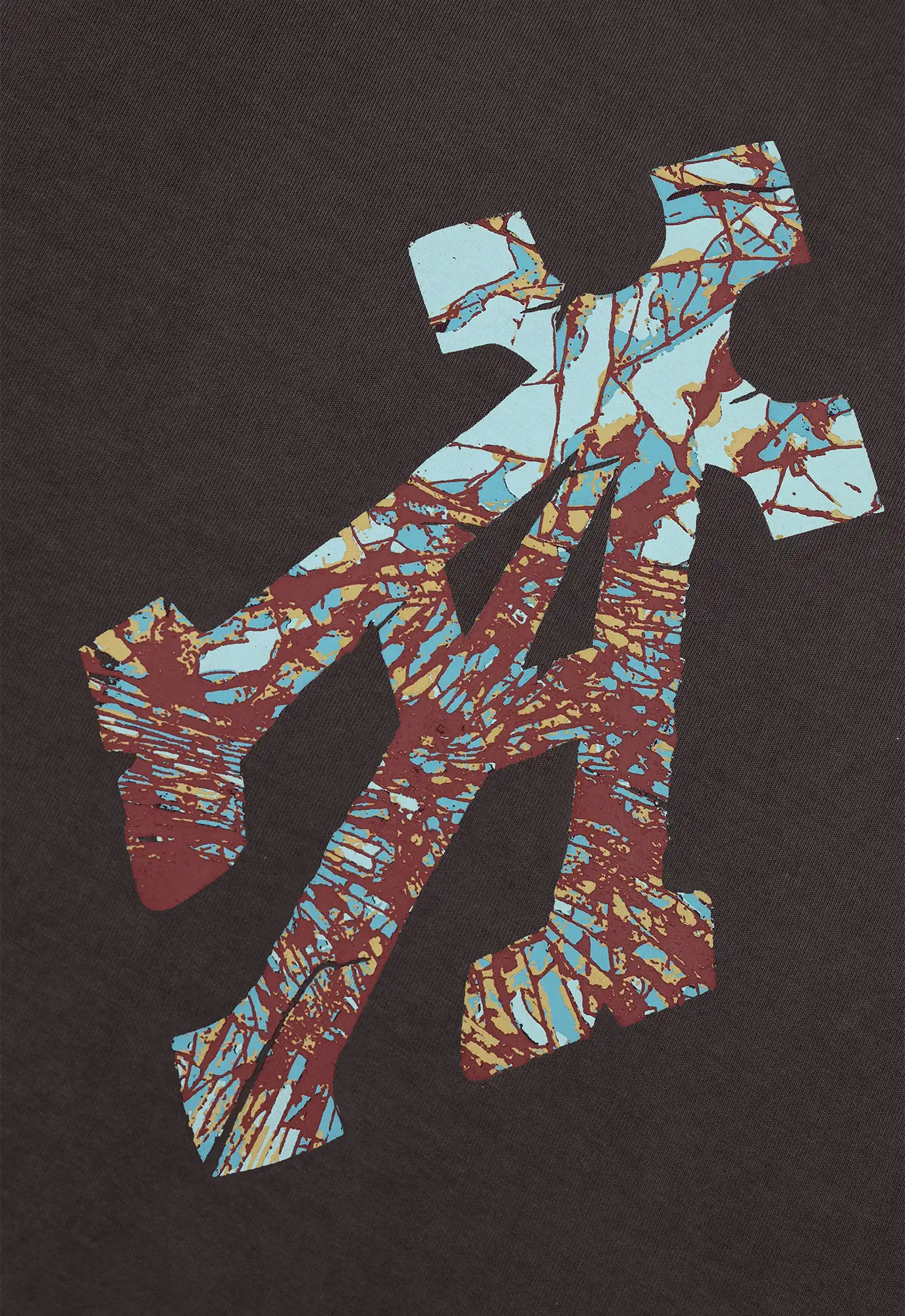 Shattered Alpha Cross Relaxed Tee