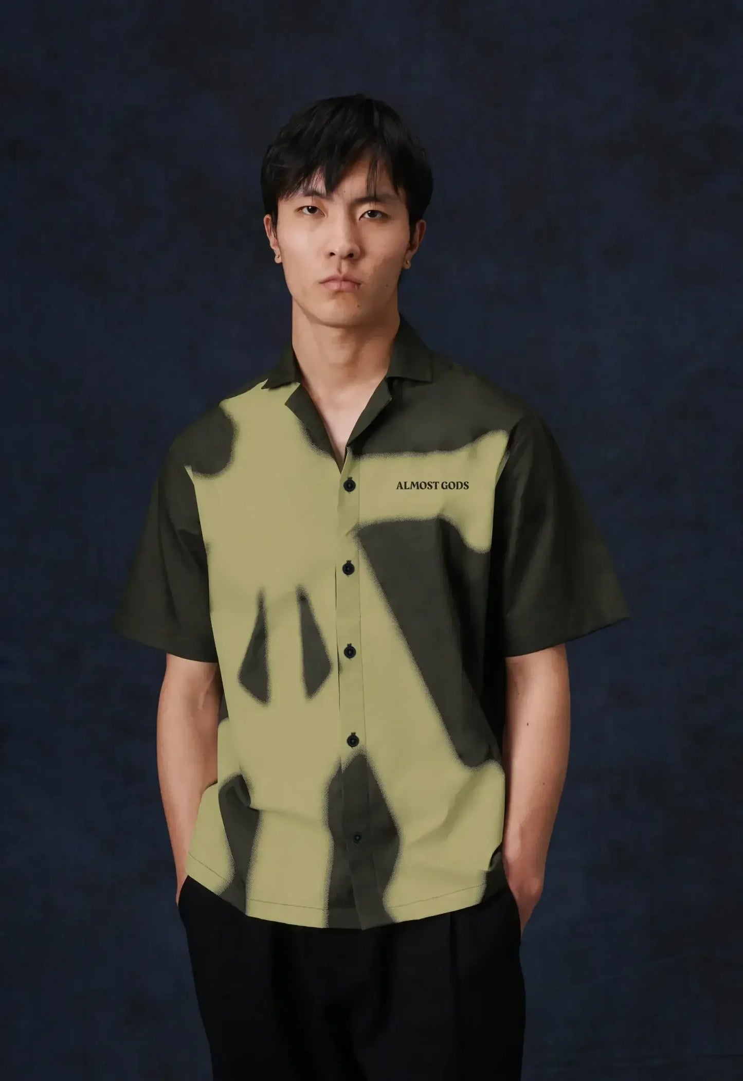Alpha Cross Spray Paint Relaxed Shirt