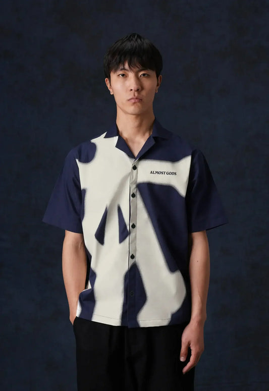 Alpha Cross Spray Paint Relaxed Shirt