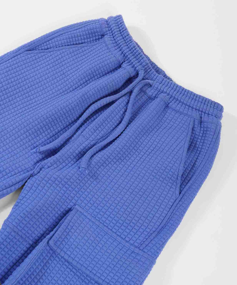 Blue Quilted Trousers