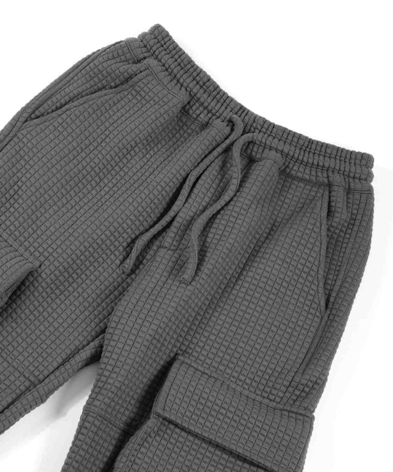 Grey Quilted Trousers