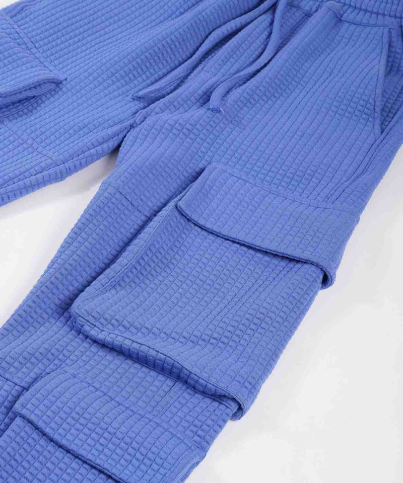 Blue Quilted Trousers