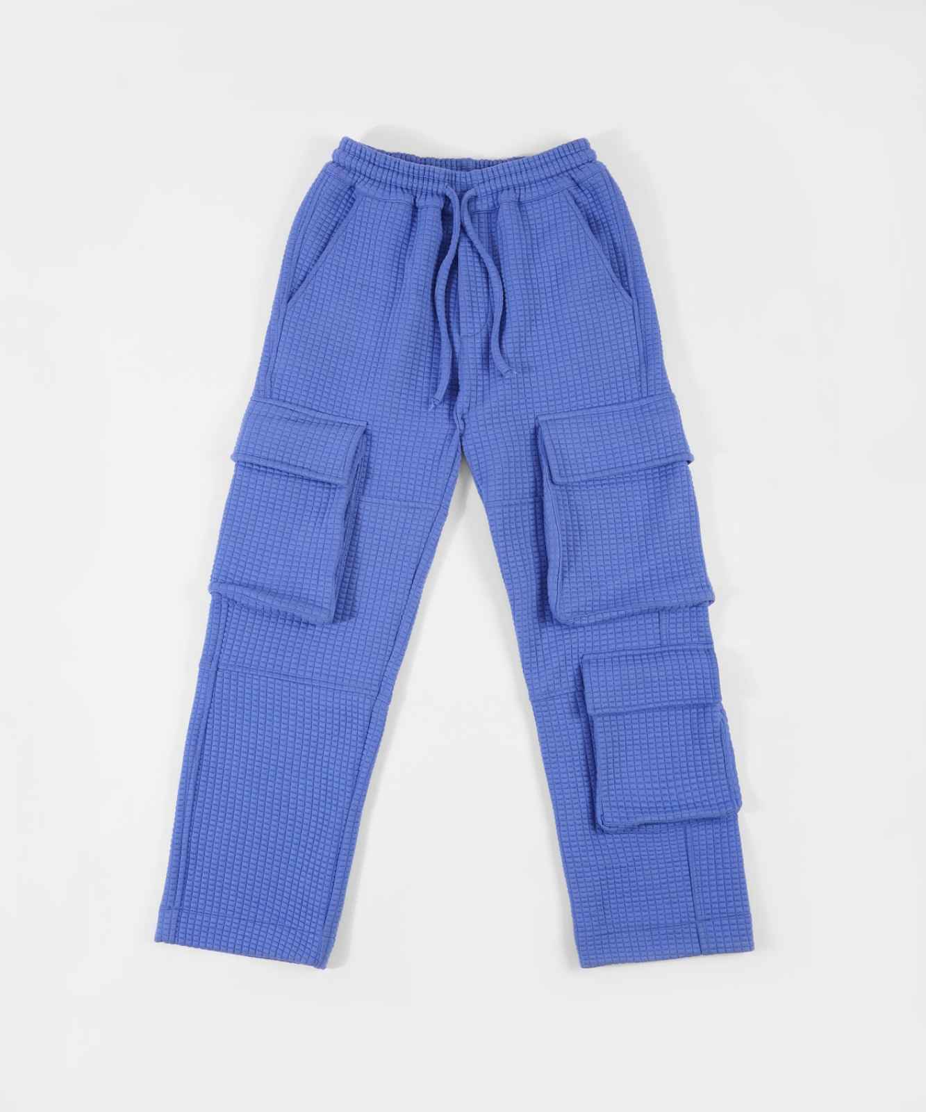 Blue Quilted Trousers