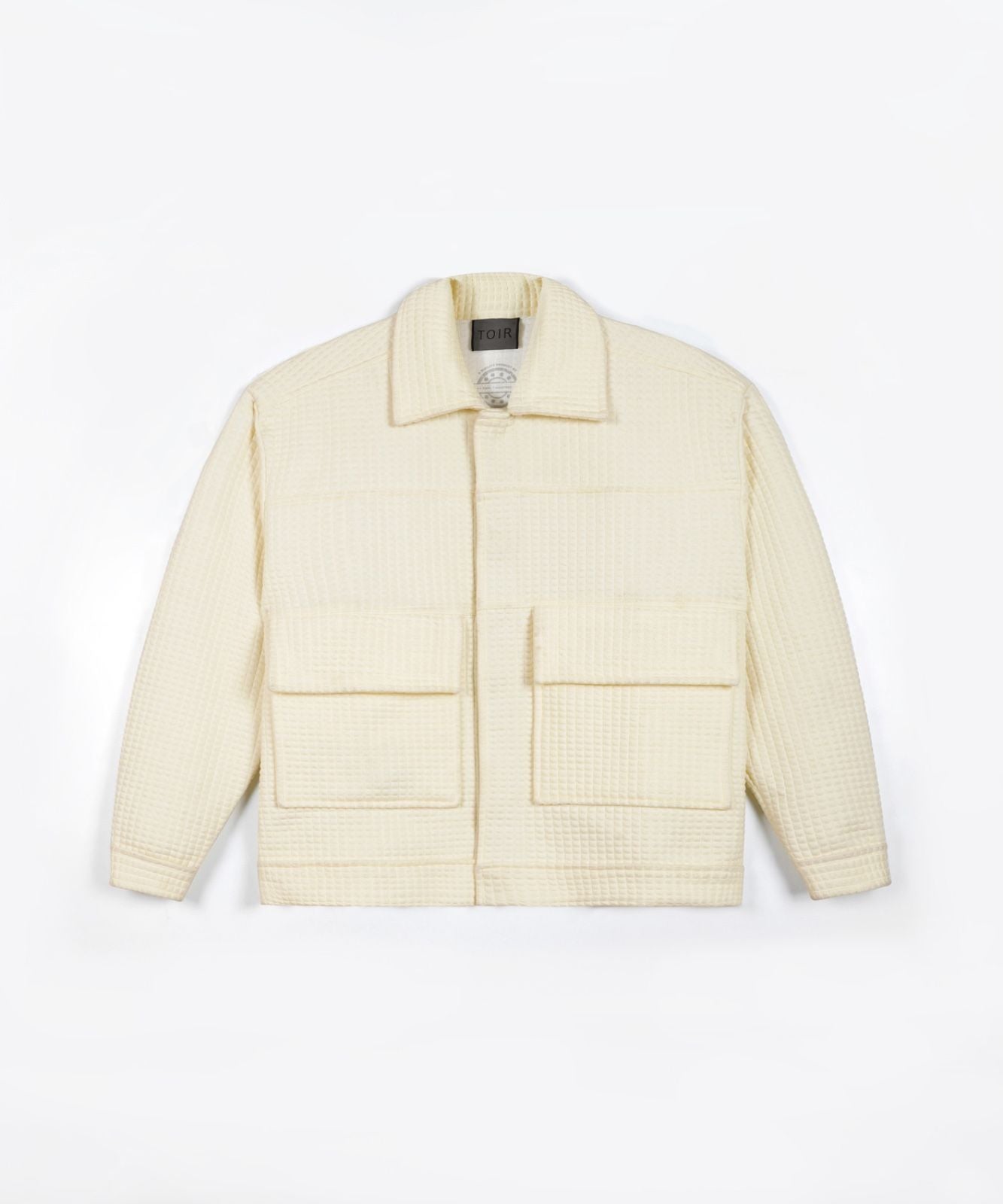 Cream Quilted Jacket