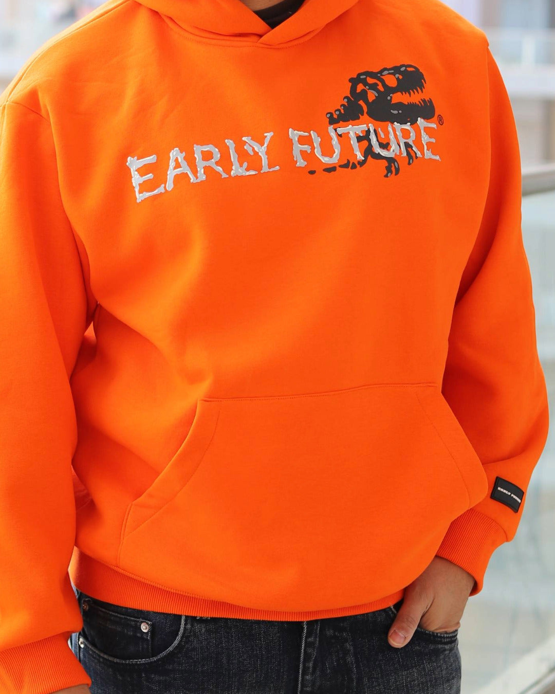 "TREX" Mandarin Orange Hoodie.