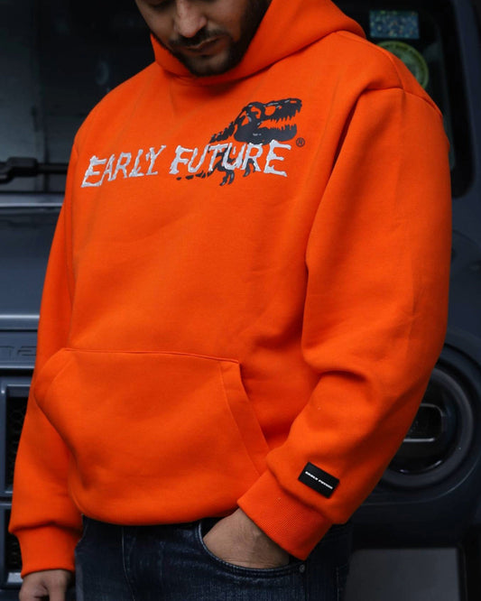 "TREX" Mandarin Orange Hoodie.